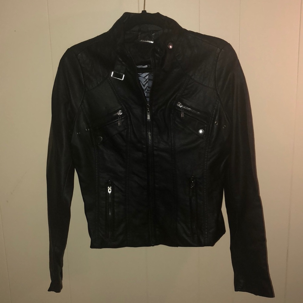 Jou Jou Black Leather Jacket